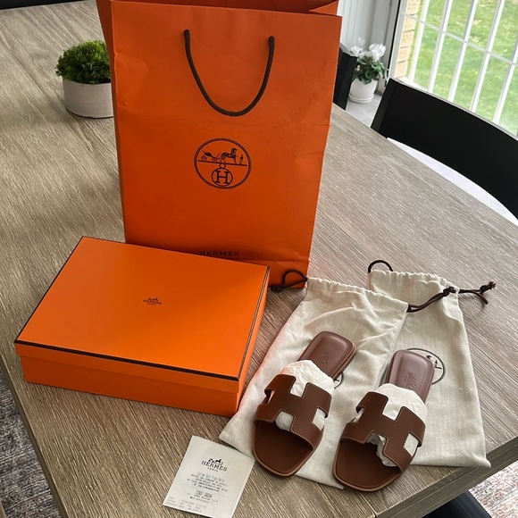 Hermes Shoes - Hermes oran sandal size 38